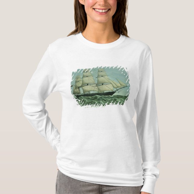 Clipperfrakten "Highflyer", 1111 tons T-shirt (Framsida)