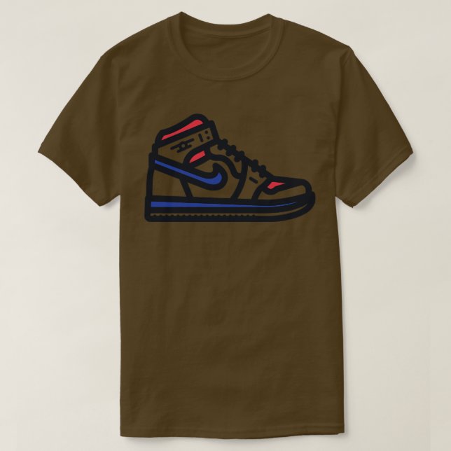 Clippers Basketball Sneakers T Shirt (Design framsida)