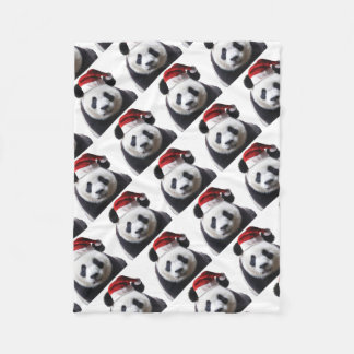 Clipping-Panda-Santa-2 Fleecefilt