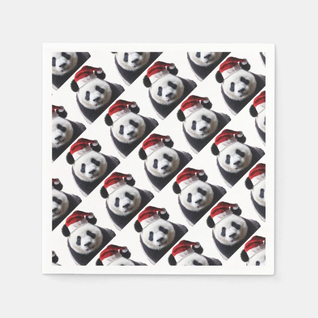 Clipping-Panda-Santa-2 Pappersservett (Framsidan)