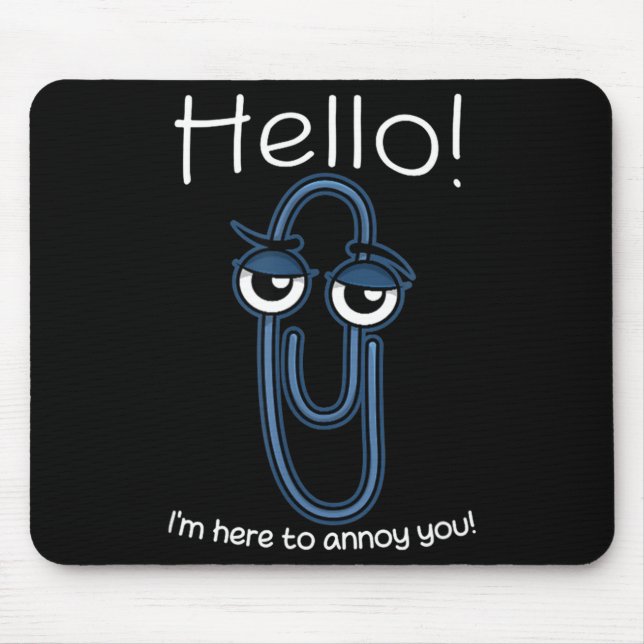 Clippy Paper Clip Funny Meme Page Note Sarcastic  Musmatta (Framsidan)