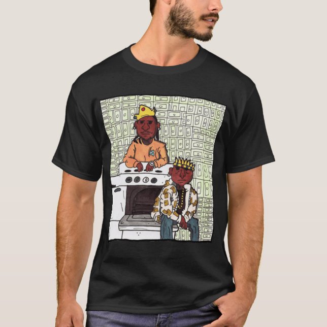 Clipse Hell Hath No Fury Illustration retro T Shirt (Framsida)