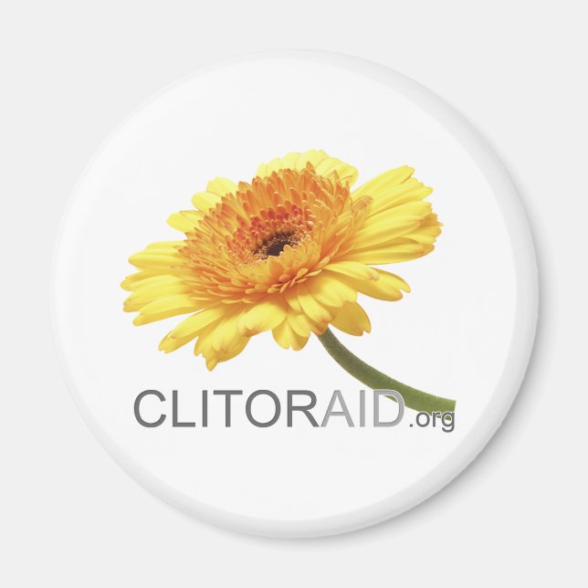 Clitoraid.org Magnet (Framsidan)