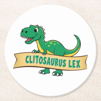 Clitosaurus Lex Underlägg Papper Rund