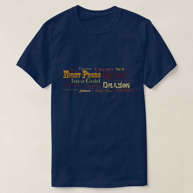 Clive Cussler-fan Tröja (Design framsida)
