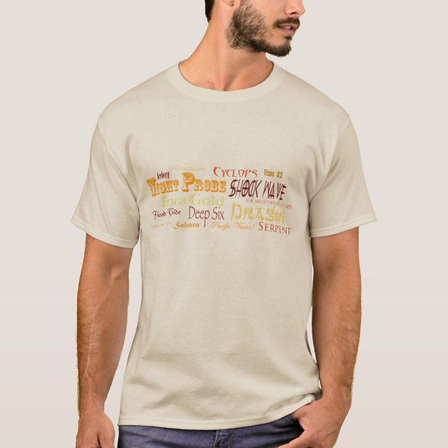 Clive Cussler fläkt T-shirt (Framsida)
