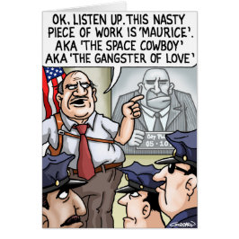 Clive Goddard, ett fantastiskt Tecknad-kort Hälsningskort