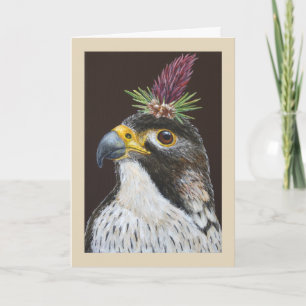 Clive-kort för godkännande av peregrine falcon kort