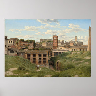 Cloaca Maxima, Rom av Christoffer Eckersberg Poster