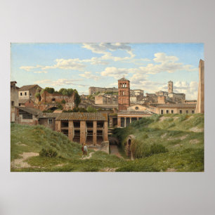 Cloaca Maxima Rom, Christoff Eckersberg Fine Art Poster