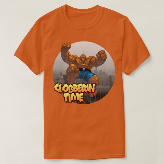 Clobberin Time 2 T Shirt (Design framsida)