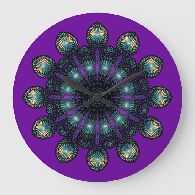 Clock Ansikte - Apophysis Fractal Stor Klocka (Framsida)