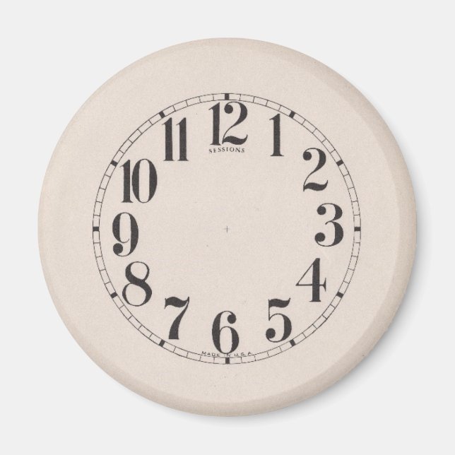 CLOCK ANSIKTE MAGNET (Framsidan)