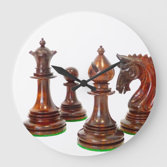 Clock Chess Stor Klocka (Framsida)