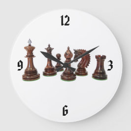 Clock Chess Stor Klocka