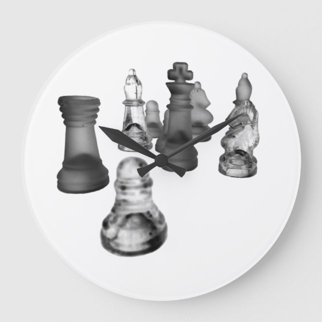 Clock Chess Stor Klocka (Framsida)