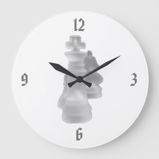 Clock Chess Stor Klocka (Framsida)