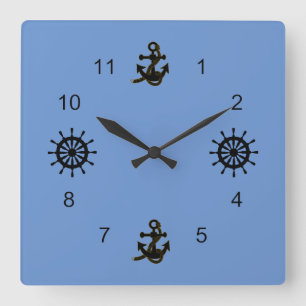 Clock - Förankringar och hjälmar Fyrkantig Klocka