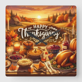 Clock Fyrkantig Klocka