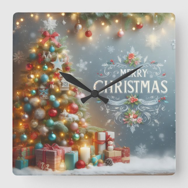 Clock Fyrkantig Klocka (Framsida)