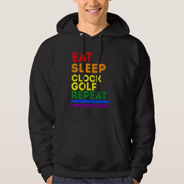 Clock Golf Hoodie (Framsida)