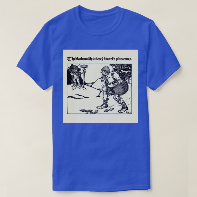  Clock Howard Pyle 1915 0331 The Blacksm T Shirt (Design framsida)