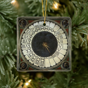Clock in Duomo av Paolo Uccello Julgransprydnad Keramik