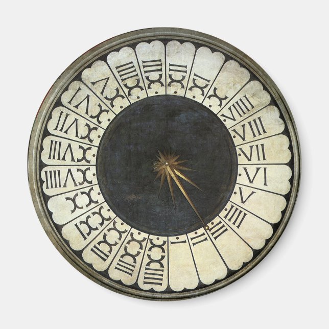 Clock in Duomo av Paolo Uccello Magnet (Framsidan)