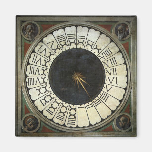 Clock in Duomo av Paolo Uccello Magnet