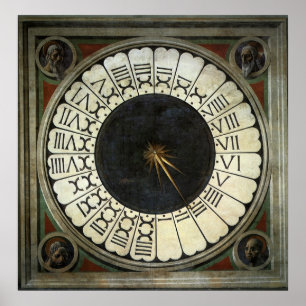 Clock in Duomo av Paolo Uccello Poster