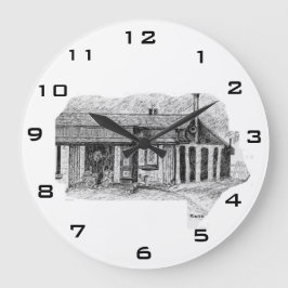 Clock Land Store Stor Klocka