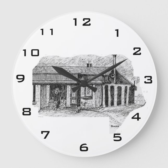 Clock Land Store Stor Klocka (Framsida)