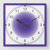 Clock - Lila Vignette med Ram