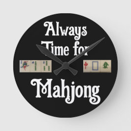 Clock mahjong tiles rund klocka