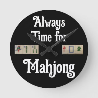 Clock mahjong tiles rund klocka