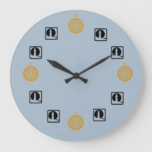 Clock - Mariners tid Stor Klocka