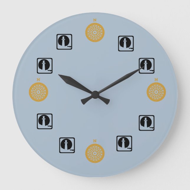 Clock - Mariners tid Stor Klocka (Framsida)