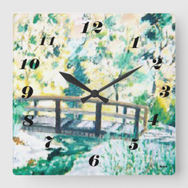 Clock MorgDew /Sarr Fyrkantig Klocka