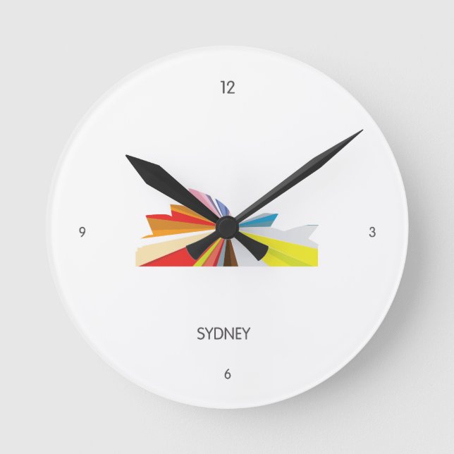 Clock - Sydney Rund Klocka (Framsida)