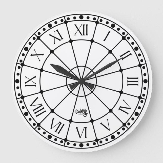 CLOCK TILDE LINEA CLASSIC antique A Stor Klocka (Framsida)