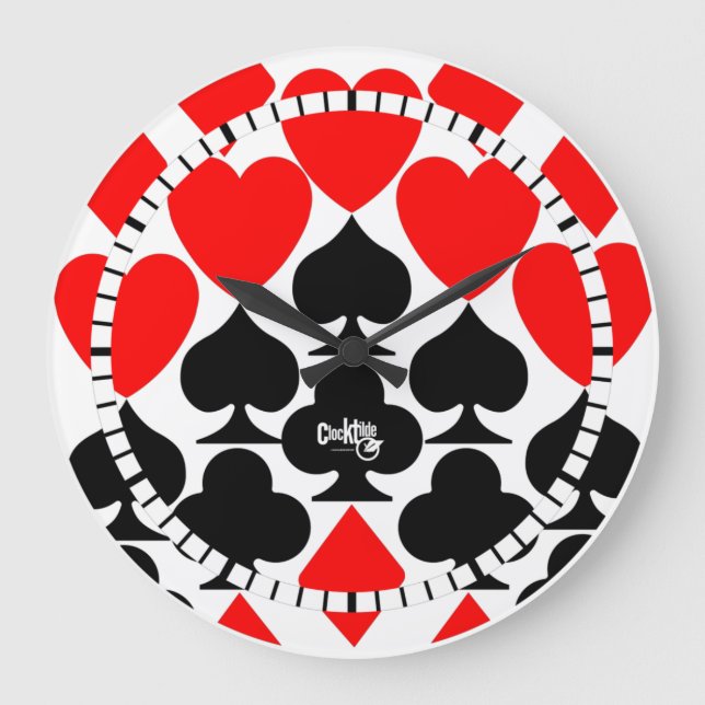 CLOCK TILDE SERIE POKER S8 V4 STOR KLOCKA (Framsida)