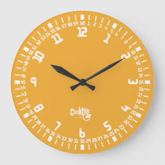 CLOCK TILDE-variation nummer 125 S3 äpple Stor Klocka