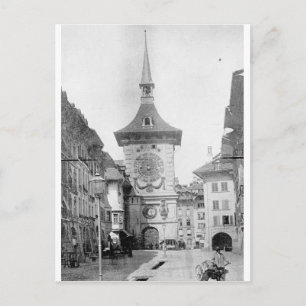 Clock Torn, Berne, Schweiz ca 1890 Vykort