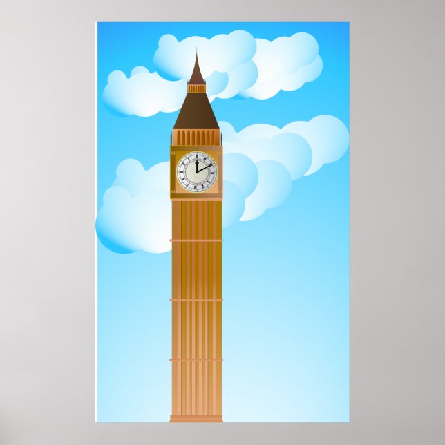 Clock torn & Big Ben Poster (Framsidan)