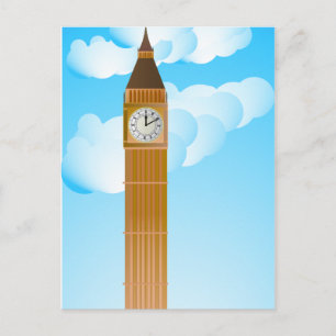 Clock torn & Big Ben Vykort