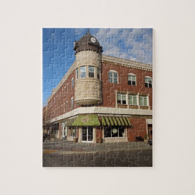 Clock Torn, Downtown Paso Robles, Kalifornien Pussel (Vertikal)