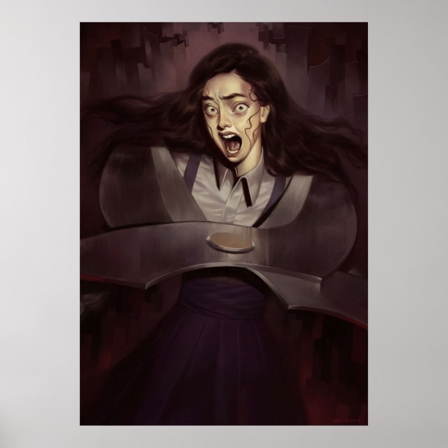 Clock Torn Jennifer Poster (Framsidan)