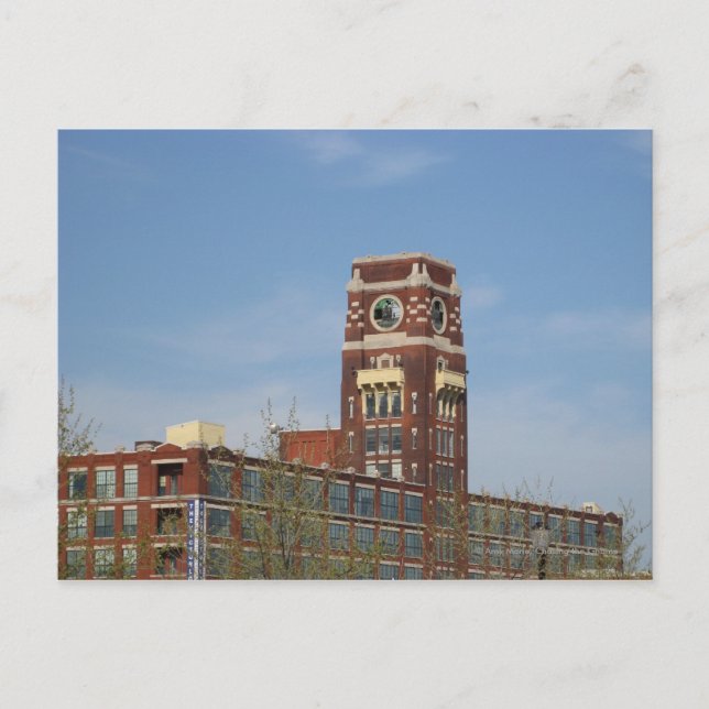 Clock torn vykort (Framsida)