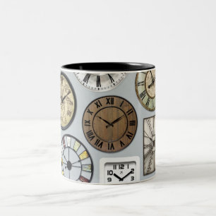 "CLOCK WATCHER'S" MUGG-ELLER 5 O'CLOCK NÅGONSIN Två-Tonad MUGG