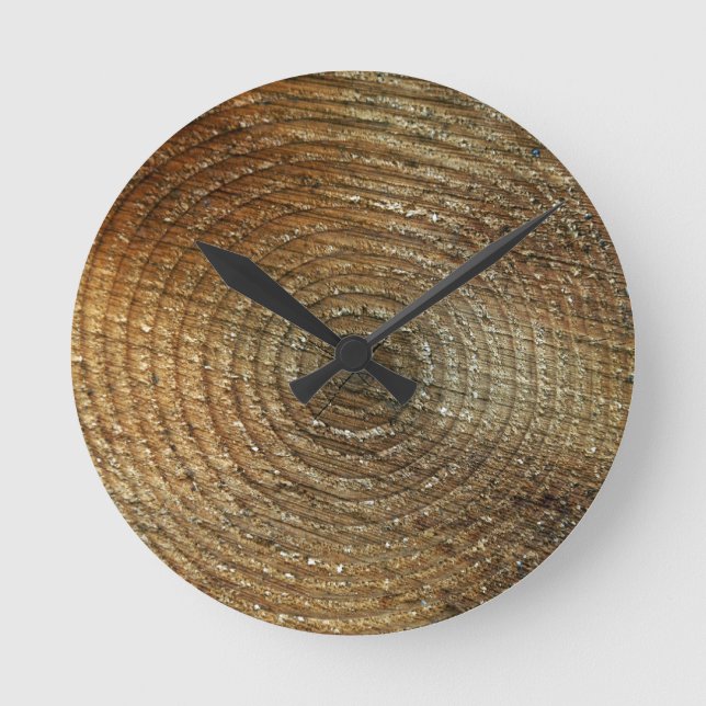 CLOCK-WOOD RUND KLOCKA (Framsida)